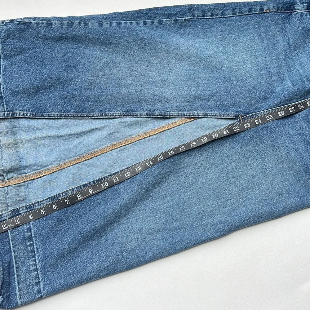 BDG Blue Denim Maxi y2k Britney 90s clueless school‎ casual modest skirt XS